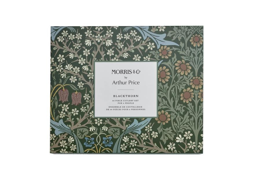 Arthur Price Morris & Co. 'Blackthorn' Stainless Steel 44 piece 6 person Gift Boxed Cutlery Set