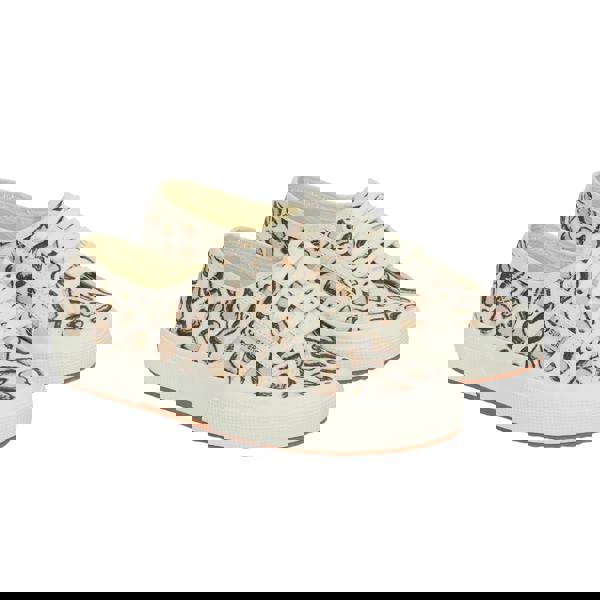 Superga Womens/Ladies 2750 Giraffe Print Trainers - Beige Natural - 