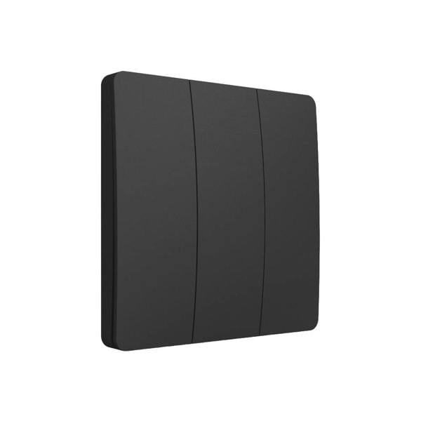 ENER-J 3 Gang Wireless Kinetic Switch Black Body, IP55 - PRO Series