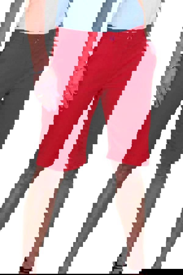 Paulo Due Women's Stretch Cuffed Bermuda Shorts