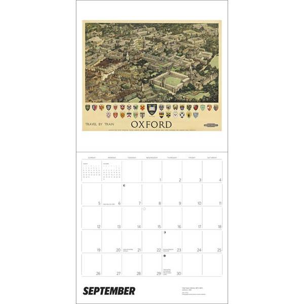 England By Rail Calendar 2027, Wall Calendars, Month To View, Travel, Gift