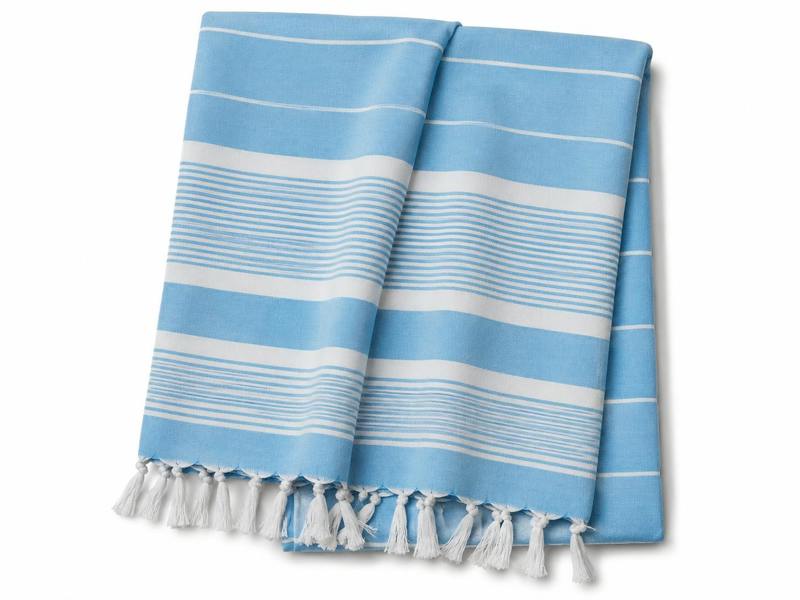 Bellissimo Home Lightweight Cotton Hammam Beach Towel | Large 95 x 170cm