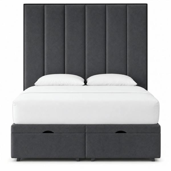 Great British Beds Serena Contrast Piping Divan Ottoman Bed