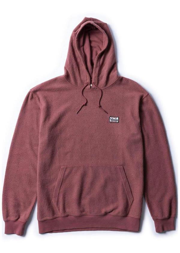 Vissla Solid Sets Eco PO Hoodie hooded sweatshirt Vissla Salsa Red L