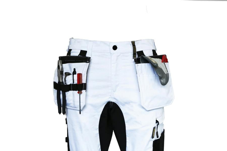 Atomic Workwear Slim Fit Stretch Painters Trouser - Hi-Vis Trousers