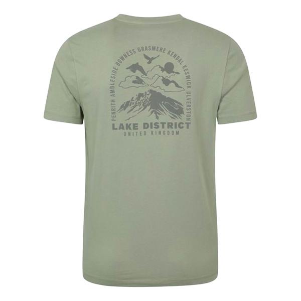 Mountain Warehouse Mens Ireland Short-Sleeved T-Shirt - Khaki Green - 