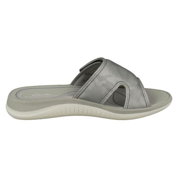 Clarks Ladies Cloudsteppers By Clarks Camo Detailed Mule Sandals Glide Bay 2