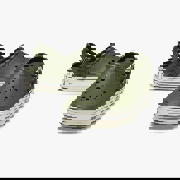 Crocs 209651-309 OFF COURT LOGO Unisex Clogs Army Green