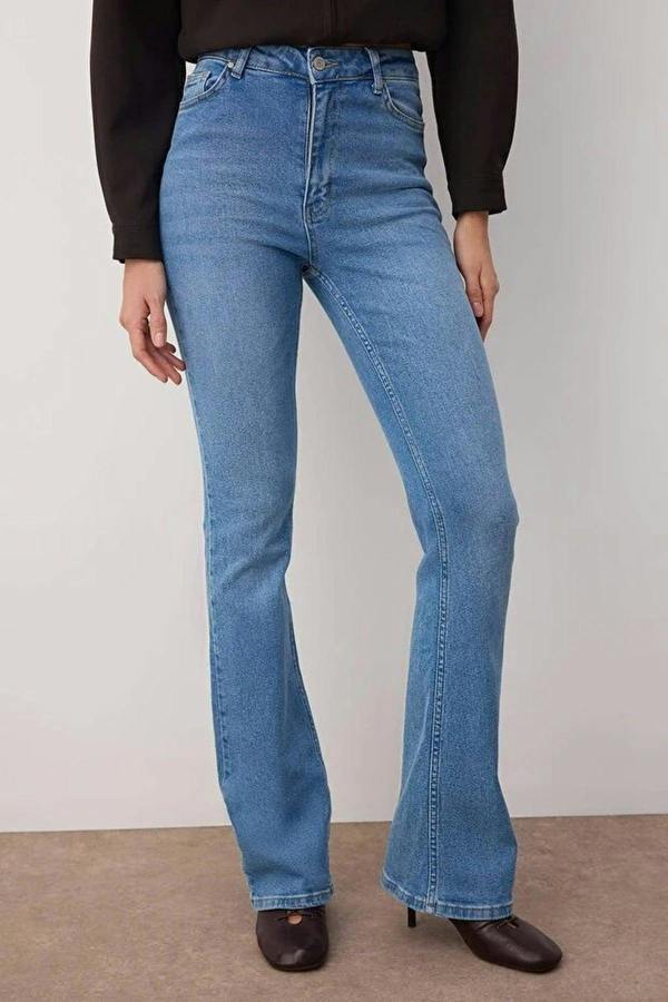 WOVCOR High Waist Comfort Flare Jeans