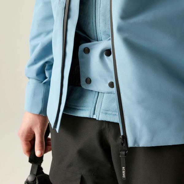 Dare 2B Mens Altitude Guard 3 Layer Membrane Ski Jacket - Dusky Blue - 