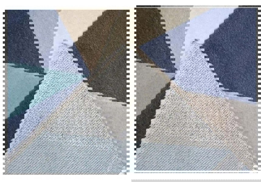 Abstract Design Multicolour Living Room Rug – The Rugs