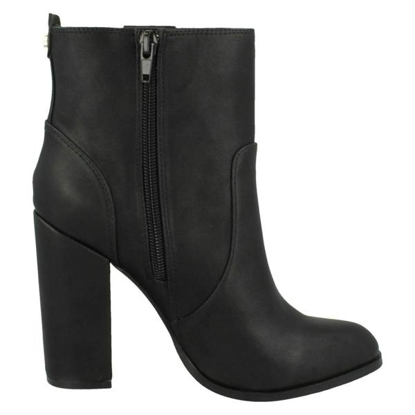 Anne Michelle Ladies Anne Michelle Block Heel Ankle Boots