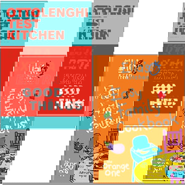 Ottolenghi Test Kitchen Extra Good Things [Flexibound], Ella's Kitchen The Easy Family Cookbook [Hardcover] 2 Books Collection Set