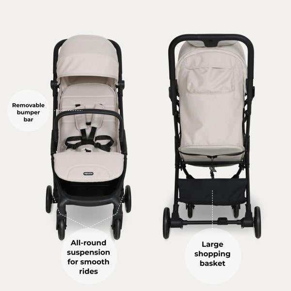 My Babiie MBX2 Compact Stroller - Oatmeal