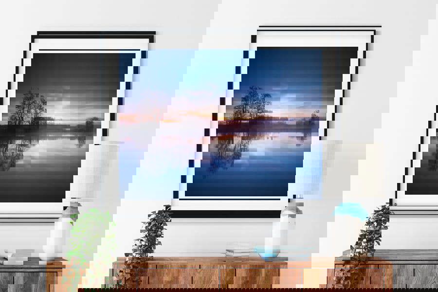 fine art photography print framed