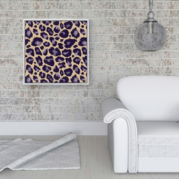 Warren Reed Leopard Print Framed Canvas