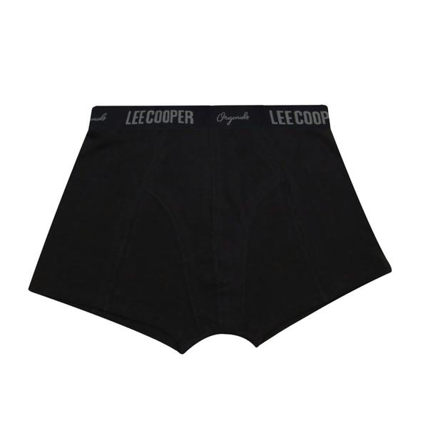 Lee Cooper Boys Elasticated Waist Comfort Boxer Shorts (Pack of 5) - Core Black - 