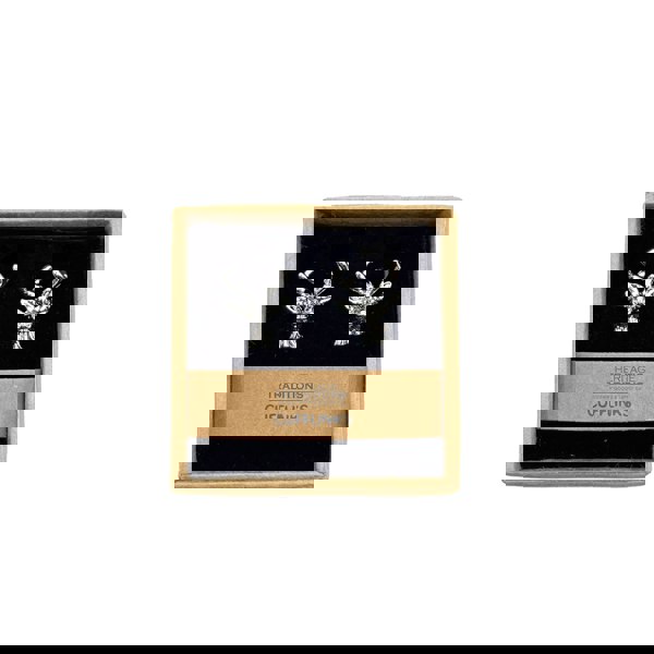 Heritage Traditions Cufflinks: Antique Silver Effect Metal