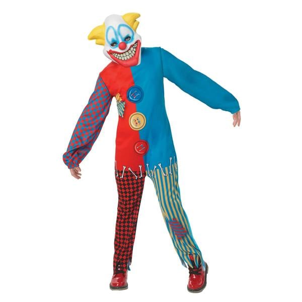 Bristol Novelty Childrens/Kids Scary Clown Costume - Multicoloured - 