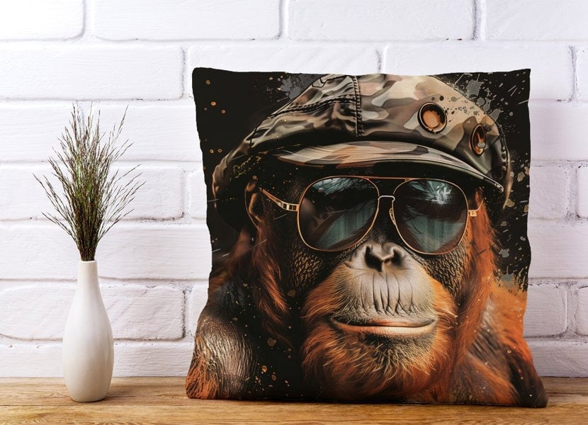 Warren Reed Cool Orangutan Cushions