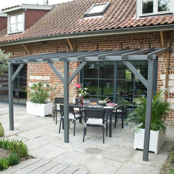 Cerland Etreta Wooden Pergola 4m x 3m Rectangular Timber Patio Shelter Canopy