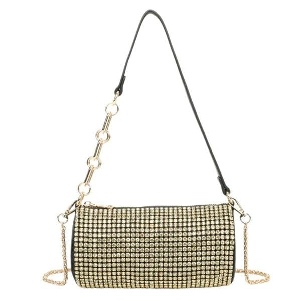 Love EMVY Bijou Cylinder Collection – Rhinestone Evening Clutch Bag