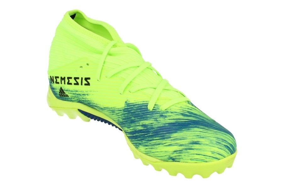 Adidas Nemeziz 19.3 Tf Mens Football Boots Trainers  FV3994 - Navy Blue Green Fv3994 - Photo 3