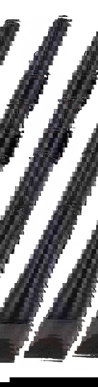 Fly London Suli Womens Zip-Up Wedge Leather Buckle Mid Calf Boots