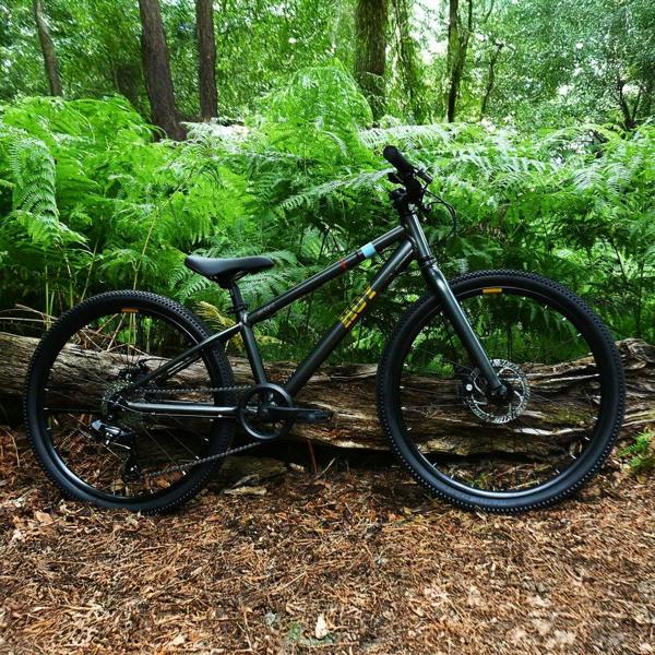HOY Pentland 24in Kids Bike, 8 Speed - Black/Gold