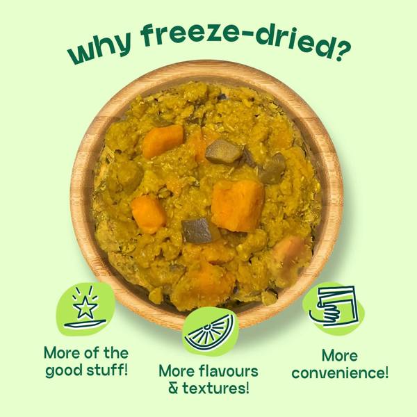 more toddler meals sweet potato & aubergine dhal freeze dried benefits