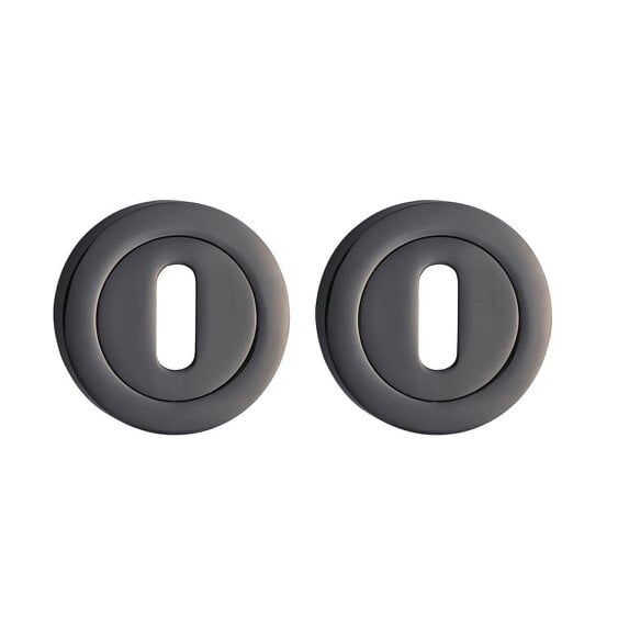 EDH Door Hardware Black Nickel Escutcheon
