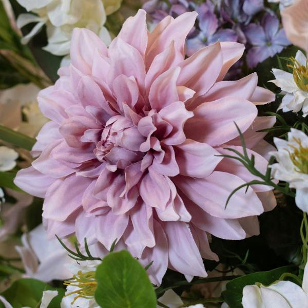 Wyld Haus Set of 3 Artificial Flowers Pink Dahlia Stems