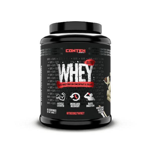 Conteh Sports Whey Elite, White Chocolate Hazelnut - 1980g