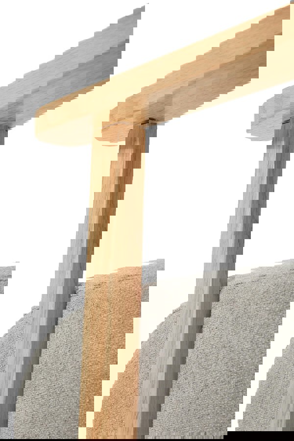 Living and Home Grey Chenille Upholstered Armchair