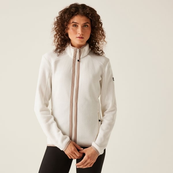 Regatta Women's Elzie Full Zip Fleece Jacket - Blanc De Blanc