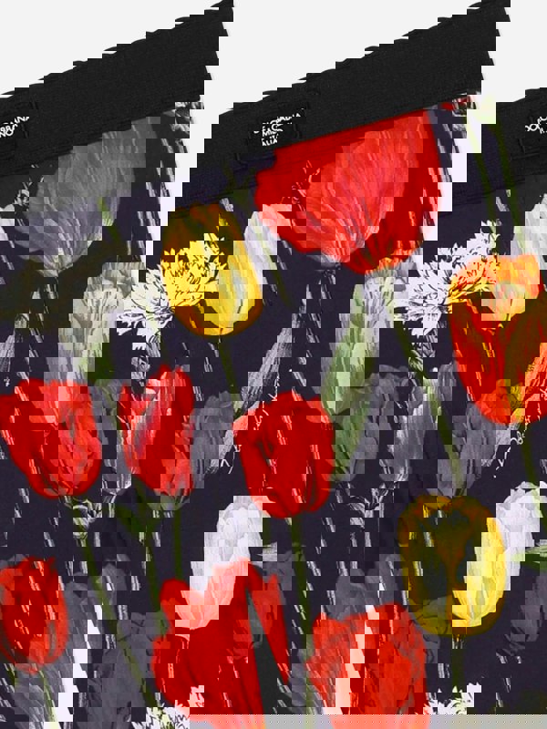 Dolce & Gabbana Kids Dolce & Gabbana Girls Tulip Print Leggings in Multicolour