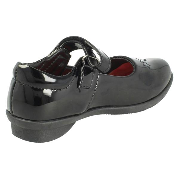 Spot On Girls Spot On Strap Fastening Mary Jane School Shoes H2674