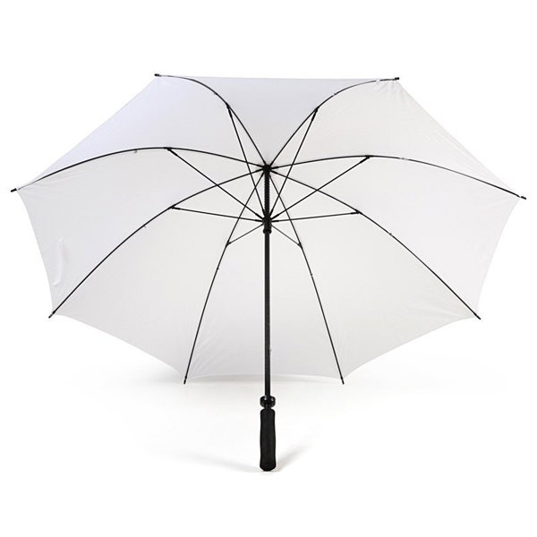 White Plain Cheap Golf Umbrella Under Canopy