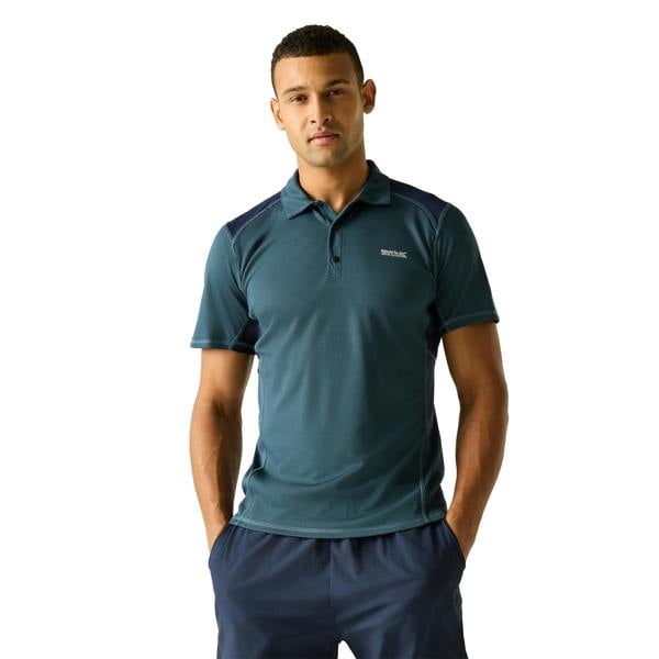 Regatta Mens Virda Logo Polo Shirt - Night Sky - 