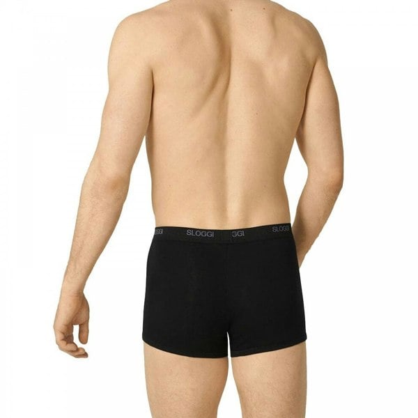 Sloggi Basic Short Boxer Trunk, Black