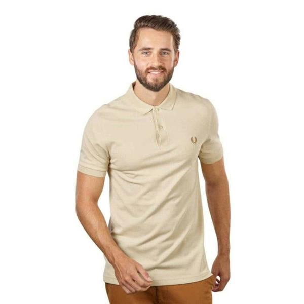 Fred Perry Mens Polo Shirt - Oatmeal - 