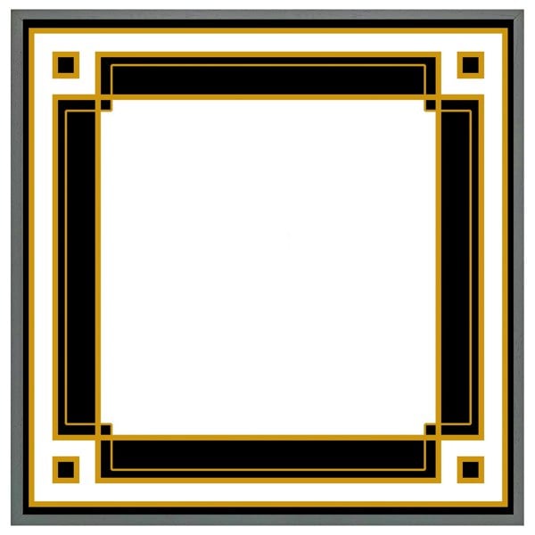 Benjamin Tate Design Art deco black & gold (picture Frame)