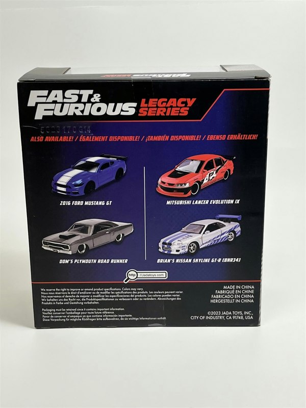 Jada Fast and Furious Twin Set Ford Mustang and Plymouth Road Runner 1:32 Jada 253202018 34255