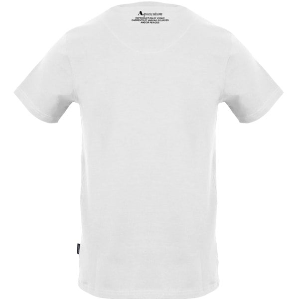 Aquascutum Large Shield Aldis Logo White T-Shirt S