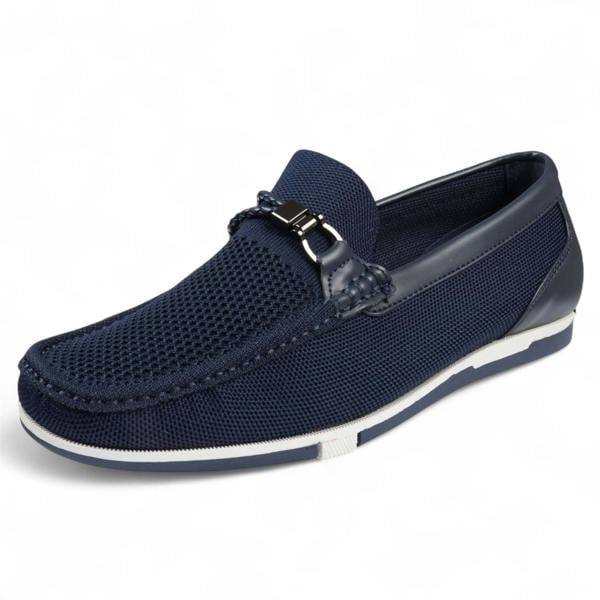 Dolcetto Men's Lightweight Mesh Slip-On Breathable Loafers