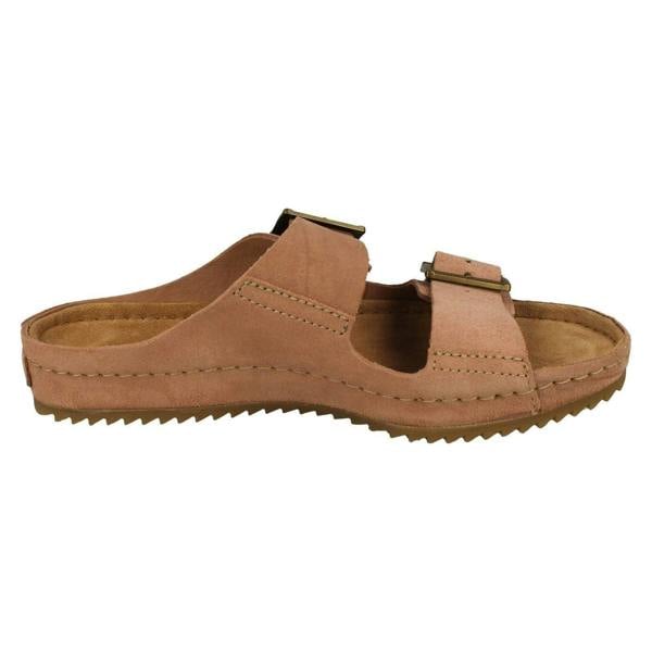 Clarks Ladies Clarks Adjustable Dual Strap Mule Sandals Brookleigh Sun