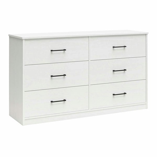 Dorel Home BrEZ Build Pearce 6 DRW Dresser White