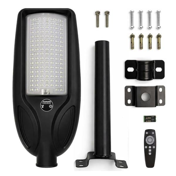 Milagro Venice Solar Lamp 100W 750Lm 4000K Ip65 Black