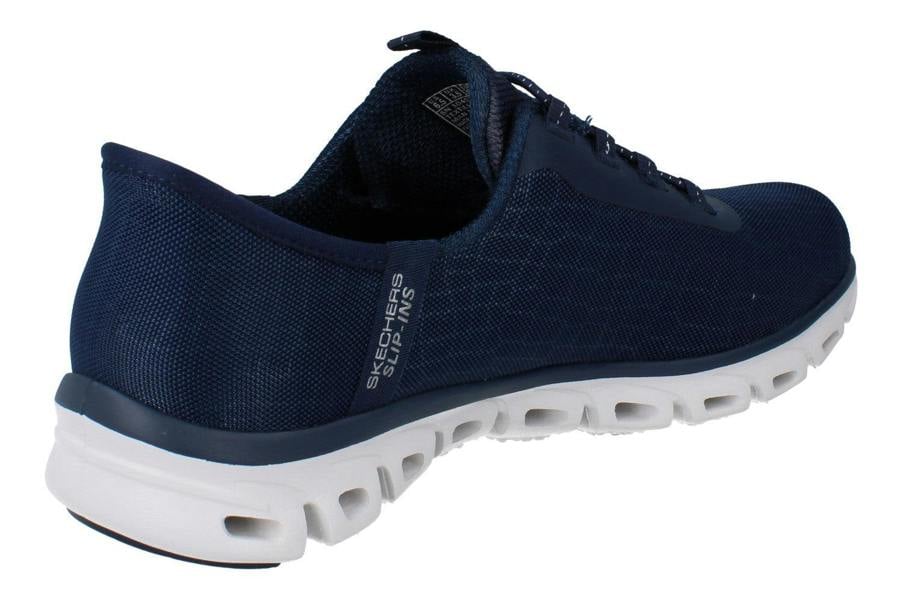 Skechers Hands Free Slip-Ins Glide Step - Prism Womens Trainers 104576 Shoes  NVY