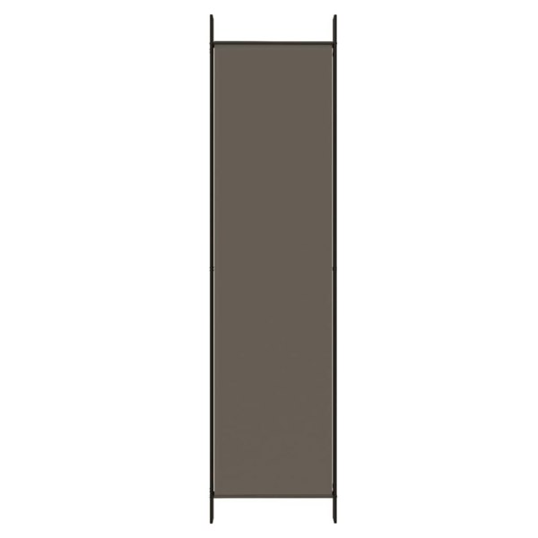 Berkfield 6-Panel Room Divider Anthracite 300x220 cm Fabric